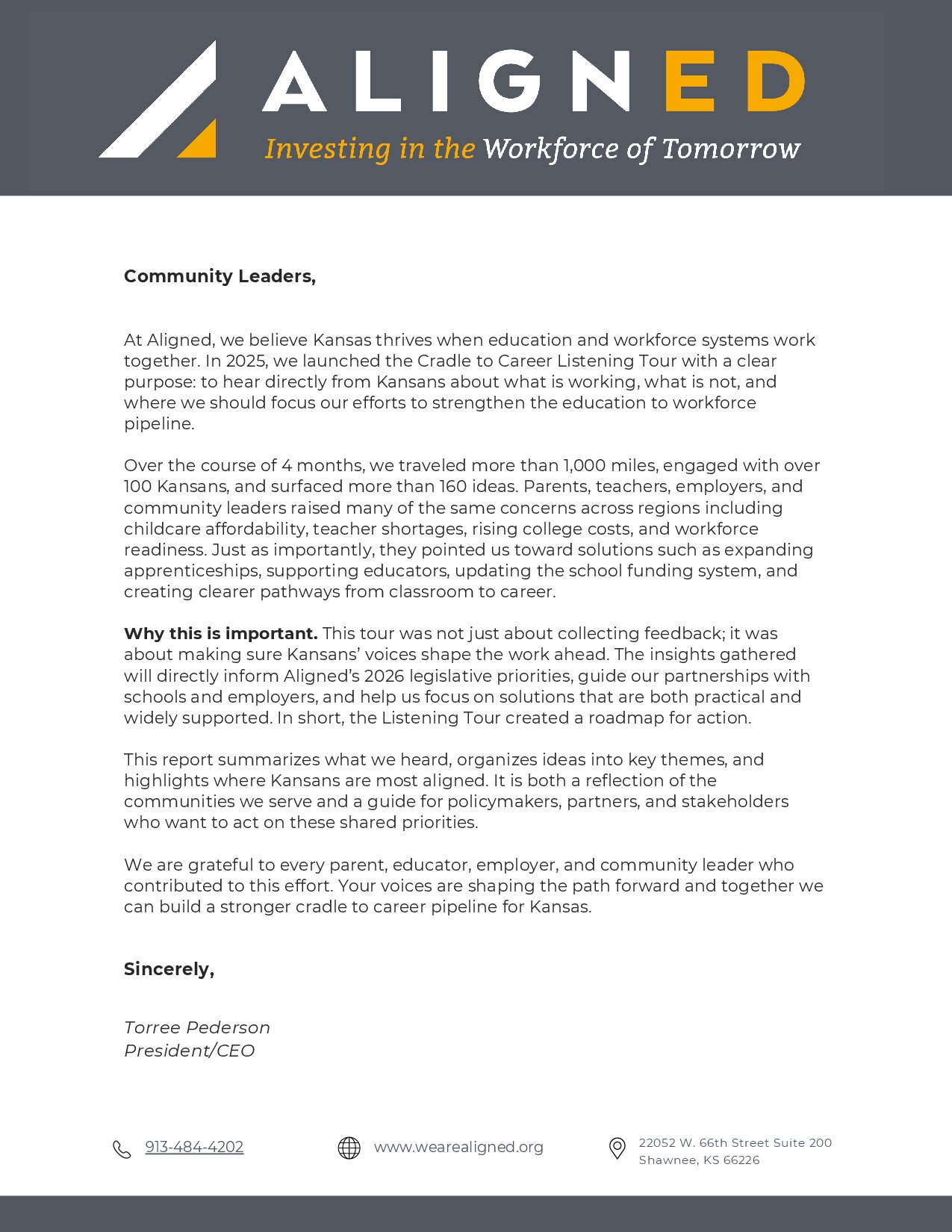 Listening Tour Report preview